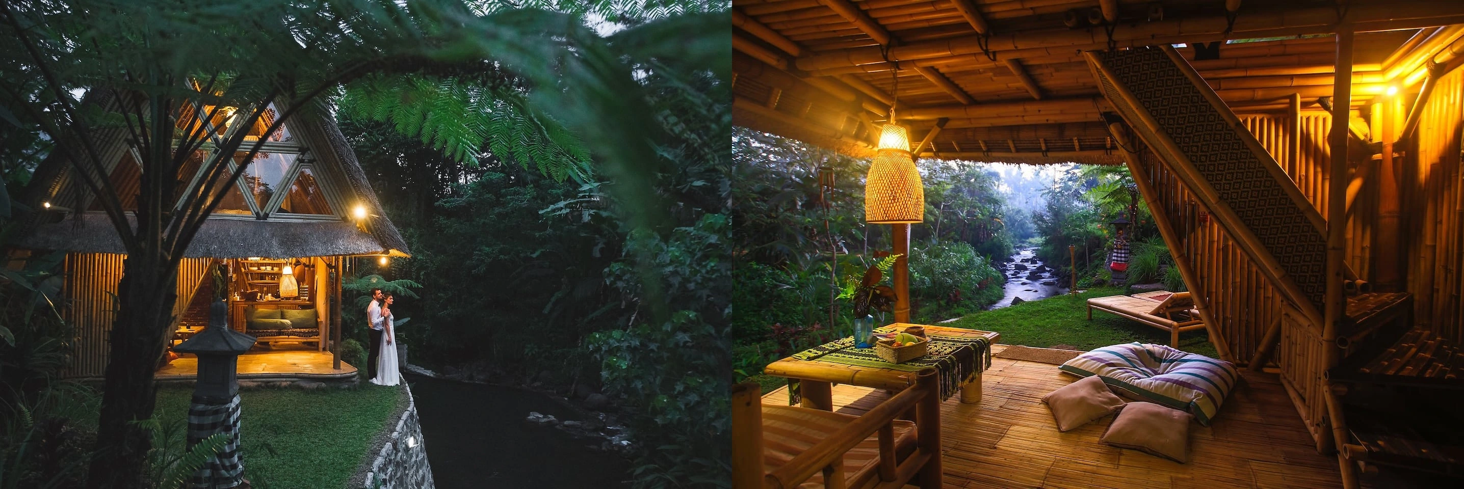 Airbnb wyjatkowe lokalizacje - chatka z bambusa, Bali