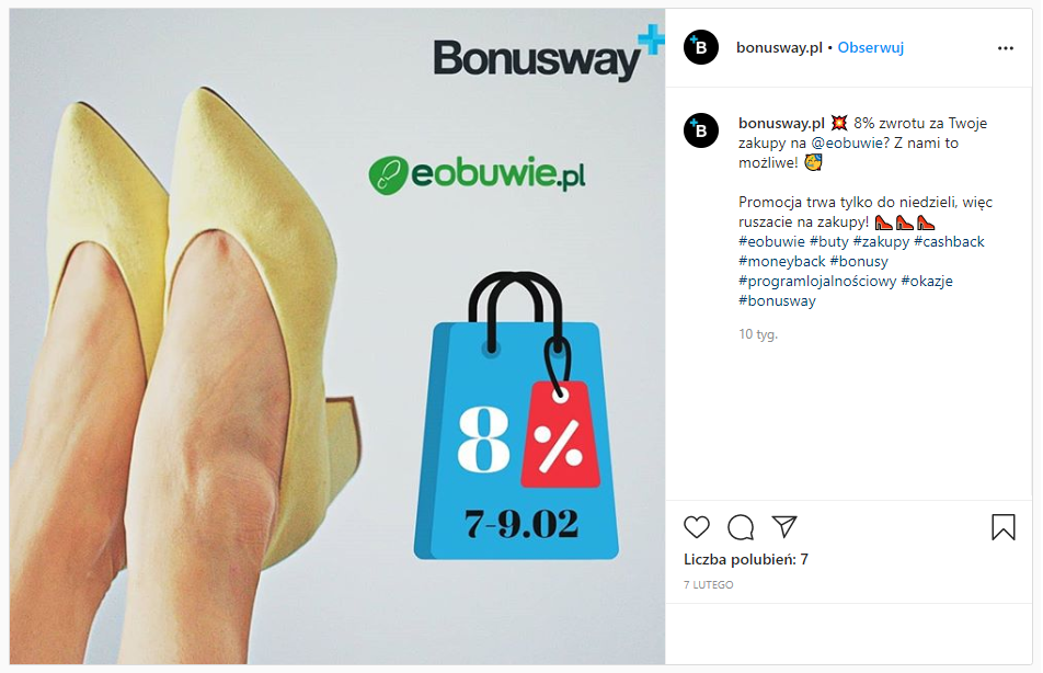 Bonusway okazje eobuwie
