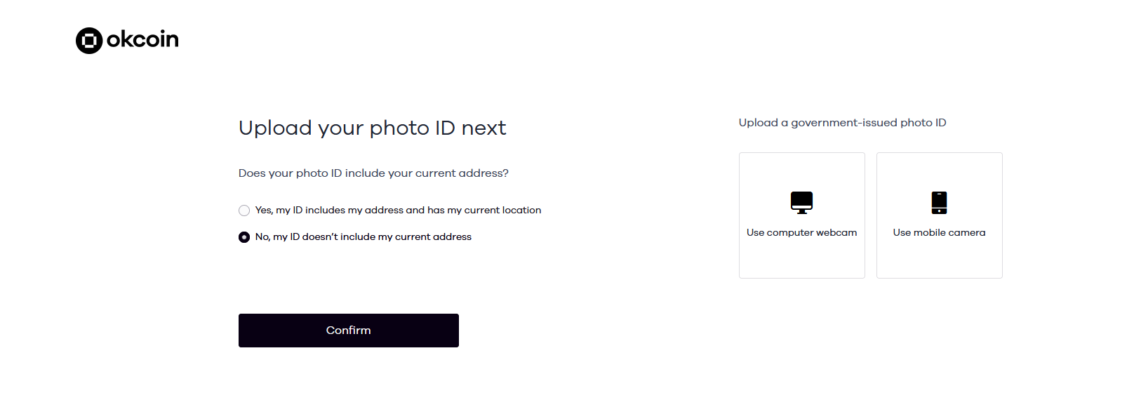 Weryfikacja tożsamości w OkCoin