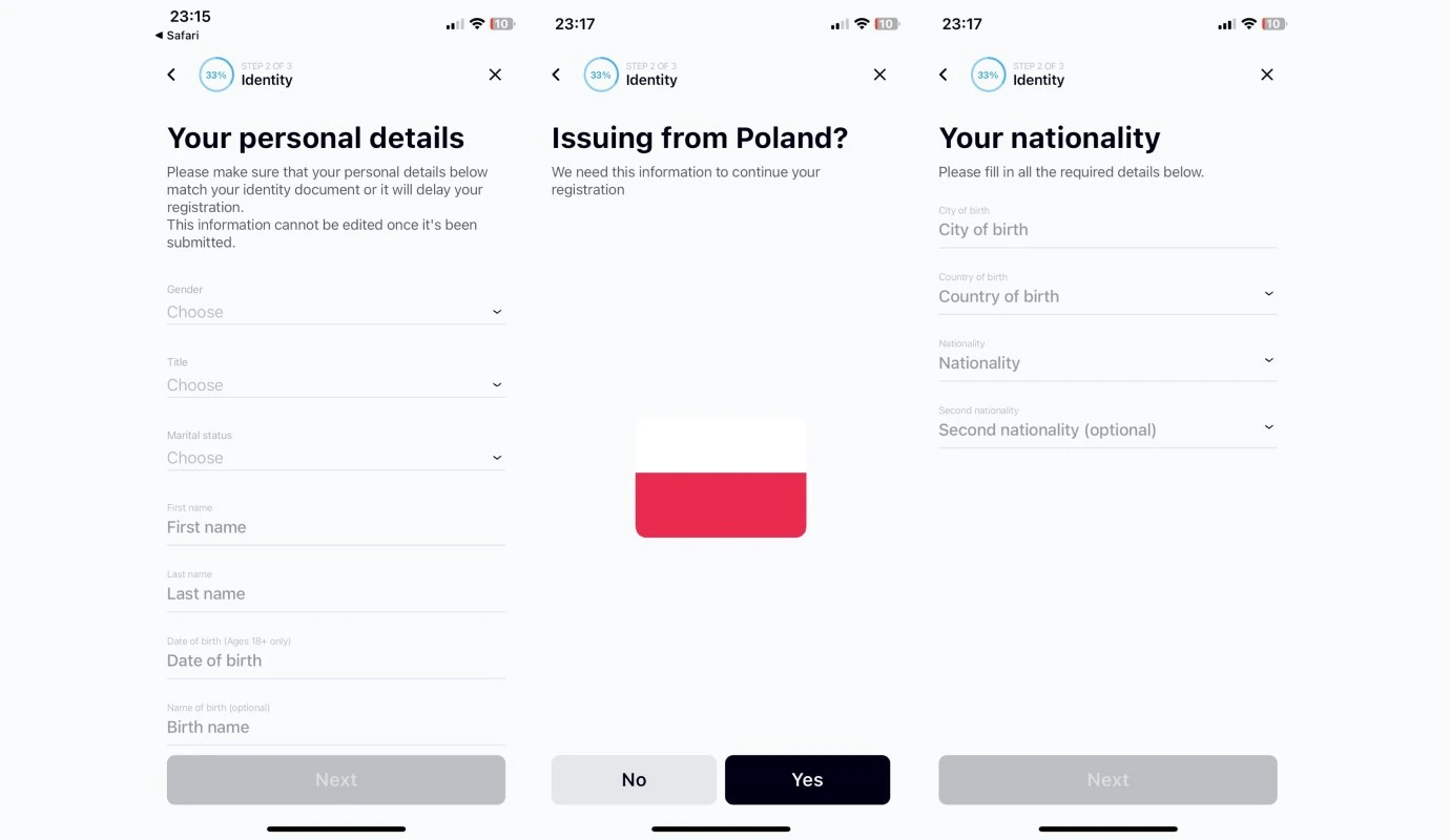 Uzupełnienie danych w Rayn