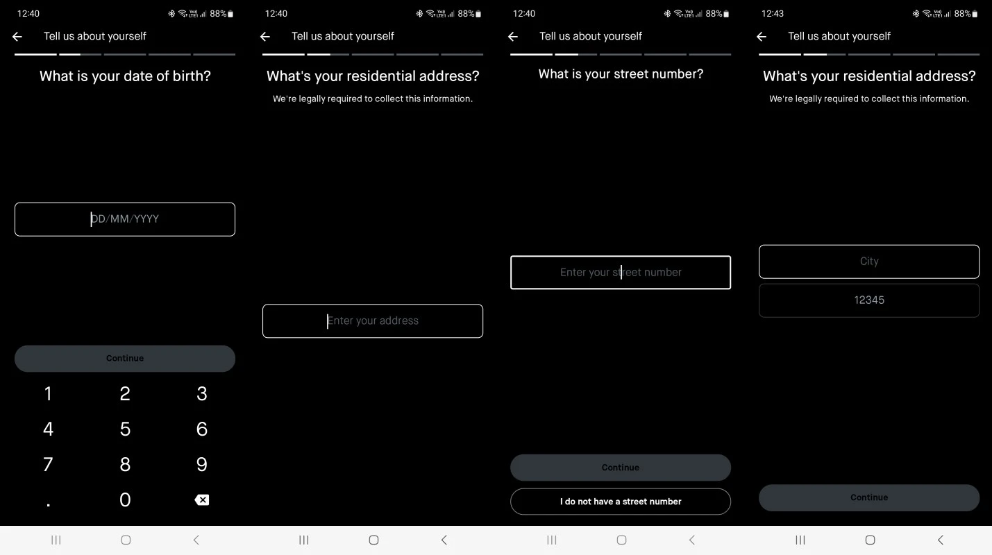 Robinhood registration